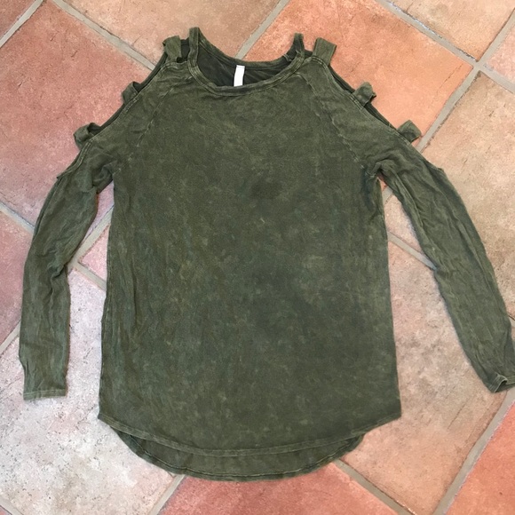 Comfy Cotton Olive Green Shirt - Picture 1 of 3